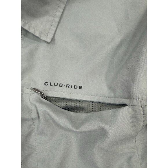 Club Ride Mens Shirt Snap Long Sleeve Size XL Performance Vented Pocket Biking - Picture 8 of 15